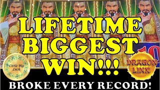 🍀 BIGGEST WIN IN MY LIFE INSANE RUN ON DRAGON LINK MILLION DOLLAR MACHINES AT TAMPA HARD ROCK [upl. by Brothers]