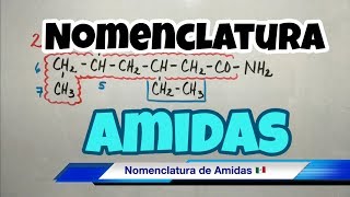 Nomenclatura Orgánica de AMIDAS muy fácil [upl. by Mosa]