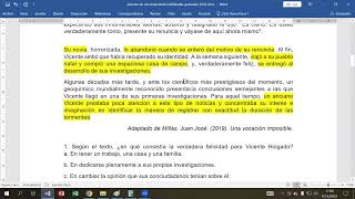 Examen de Nombramiento 2022 preguntas 1 al 12 Comprensión lectora en HABILIDADES GENERALES [upl. by Llien605]