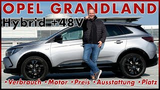 Opel Grandland Hybrid  Opel Top SUV mit 48V Technologie im Test  Fahrbericht Review Deutsch 2024 [upl. by Rolfston424]