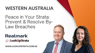 WA Prevent amp Resolve ByLaw Breaches in Your Strata  Lookupstrata [upl. by Zia]