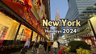 4K NYC Macys Holiday Square 2024 ✨ NYC NEWEST Holiday Market Christmas Decor amp More [upl. by Ewold609]