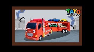 SuperCar Tayo Compilation 1 l Fire Truck becomes a Car Carrier l Tayo the Little Bus [upl. by Laden177]