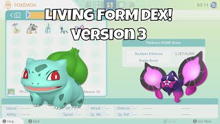 Pokémon HOME National Pokédex  Living Form Dex Showcase Scarlet amp Violet DLC Edition [upl. by Bogie209]