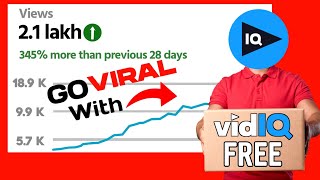 How to use vidiq for free 🤩🚀  Vidiq Tutorial [upl. by Ruthie]