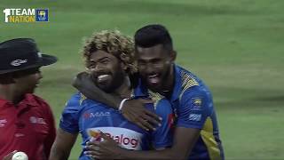 Lasith Malingas fourball 4wicket hattrick [upl. by Nnaycnan]