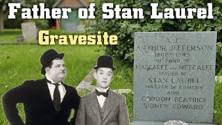 Grave of Stan Laurels Father in England [upl. by Inesita]