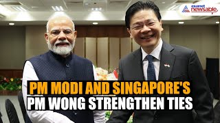 PM Modi and Singapores PM Wong Strengthen Ties Comprehensive Strategic Partnership Announced [upl. by Drofdeb514]