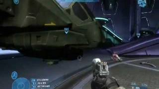 Halo Reach Operating Pelican Turret on LNoS Trick Tutorial [upl. by Aisauqal100]