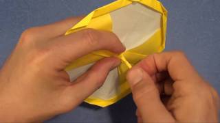 How To Fold an Origami Spinning Top by Jeremy Shafer [upl. by Feltie321]