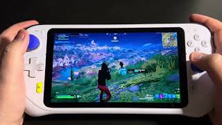 Fortnite 60 Absenz Logitech G Cloud gameplay GeForce NOW [upl. by Ahsha]