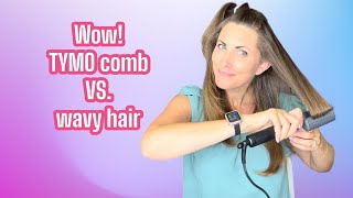 Unveiling the Magic TYMO Hair Straightener Comb vs Wavy Hair Real Results Revealed [upl. by Blynn105]