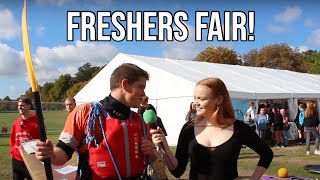 The Search for the Best Society at the Bristol Freshers Fair UBTV [upl. by Wachtel]