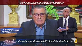 La denuncia di Carlo De Benedetti quotSalari fermi a 15 anni faquot Giletti quotVergognosiquot [upl. by Aoniak]