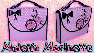 ♥ Tutorial Maletín o Mochila de Marinette Miraculous Ladybug ♥ [upl. by Copp]