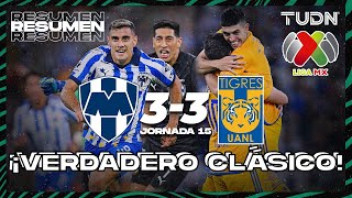 HIGHLIGHTS  Monterrey 33 Tigres  CL2024  Liga Mx J15  TUDN [upl. by Prager]