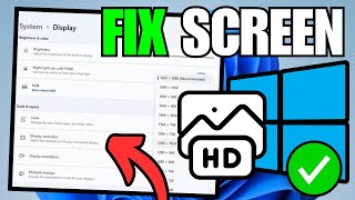 How To Fix Screen Resolution Problem in Windows 1011 [upl. by Meta]