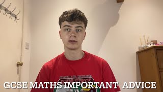 Watch this video before GCSE maths paper 1  Last minute advice [upl. by Grier]