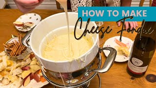 How to make a simple cheese fondue [upl. by Noirred]