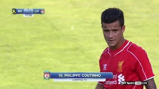 Philippe Coutinho vs Brøndby IF PreSeason 1415 HD 720p by i7xComps [upl. by Aleet]