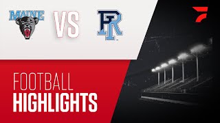 Highlights Maine vs Rhode Island  2024 CAA Football [upl. by Harri]