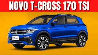 VOLKSWAGEN ANUNCIA TCROSS MAIS BARATO COM MOTOR 170 TSI [upl. by Rowena642]