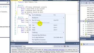 Setting up SpecFlow project in Visual Studio [upl. by Arun]