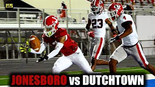 Jontavius Wyman DOMINATES Jonesboro vs Dutchtown  2023 Georgia High School Football [upl. by Kalvn383]