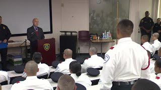 Houston Mayor John Whitmire announces 10000 pay raise additional incentives for HPD cadets [upl. by Hnaht919]