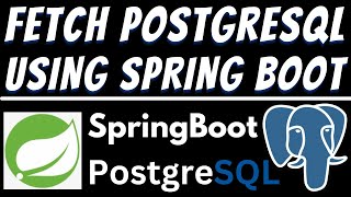 Fetch all data in PostgreSQL database using Spring Boot and Postman Tutorial  REST API [upl. by Neyuq]