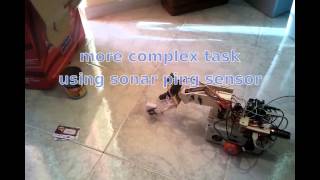 Robotic gripper for Raspberry pi Arduino based Robot Ardux [upl. by Annorah]