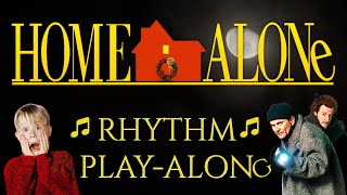 Christmas Rhythm Play Along Home Alone Play Along  Beginner Rhythms [upl. by Lamrej]