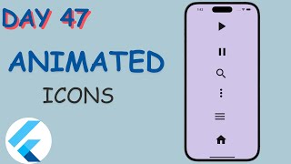 Animated Icons In Flutter  Flutter Animated Icons [upl. by Earehc858]