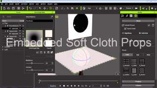 iClone 6 Tutorial  Soft cloth Behavior amp Weight Maps [upl. by Nylatsirk]