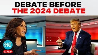 Trump Vs Kamala Debate LIVE  Donald Trump Kamala Harris Presidential Debate  US Elections  US [upl. by Peednus622]