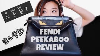 FENDI Peekaboo Review二手包包竟然这么便宜猜我花了多少钱芬迪 [upl. by Brian]