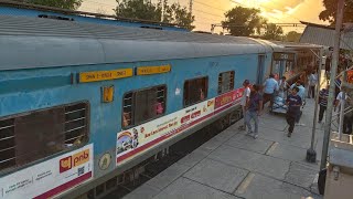 12498 Amritsar New Delhi Shane Punjab Express With Wap4 Locomotive Arriving Rajpura Junction [upl. by Esom373]