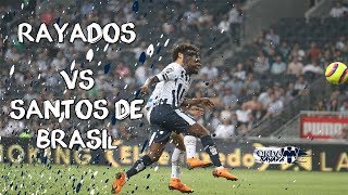 Goles Rayados Vs Santos De Brasil [upl. by Leonard]