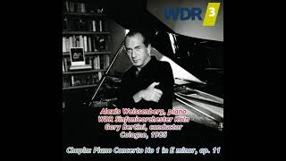 Alexis Weissenberg 1985 Cologne Chopin Piano Concerto No 1 [upl. by Comptom]