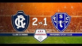 Remo 2x1 paysandu  CParaense 29012017 [upl. by Aneehsor]