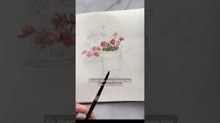 How to prevent muddy colours when painting in watercolour with Kerrilyn Cheah [upl. by Nolrev]