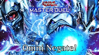 Updated BlueEyes Deck With An Omni Negate BlueEyes White Dragon Live Duels YuGiOh Master Duel [upl. by Nylireg]