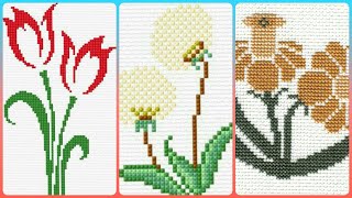 Diy Cross Stitch Patterns For Beginner  Easy Hand Embroidery Design To Cross Stitch [upl. by Atlas439]