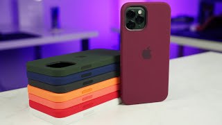 iPhone 12 Silicone Case Review  All Colors [upl. by Brent461]