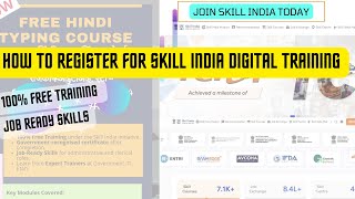 How to do TraineeLearner Registration on SKILL INDIA DIGITAL Portal  PMKVY 40  hindi skills [upl. by Pilloff206]