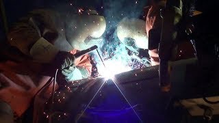 Late Night Tie In  Pipeline Welding [upl. by Tommi]