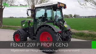 Afgeleverd Fendt 209 P Profi Gen3 [upl. by Yentruocal475]