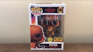 POP Television 1464 GITD Hot Topic Exclusive Vecna Review [upl. by Nalhsa]