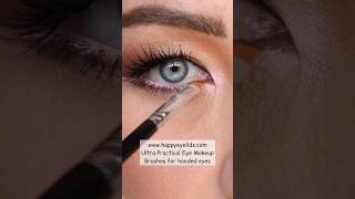 Epicanthic folds INNER CORNER EYELINER TUTORIAL ✔️ hoodedeyesmakeup [upl. by Wj118]