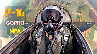 F 16 Viper Demo Cockpit  US Air Force Footage  Gopro f 16 cockpit Footage [upl. by Ogilvy115]